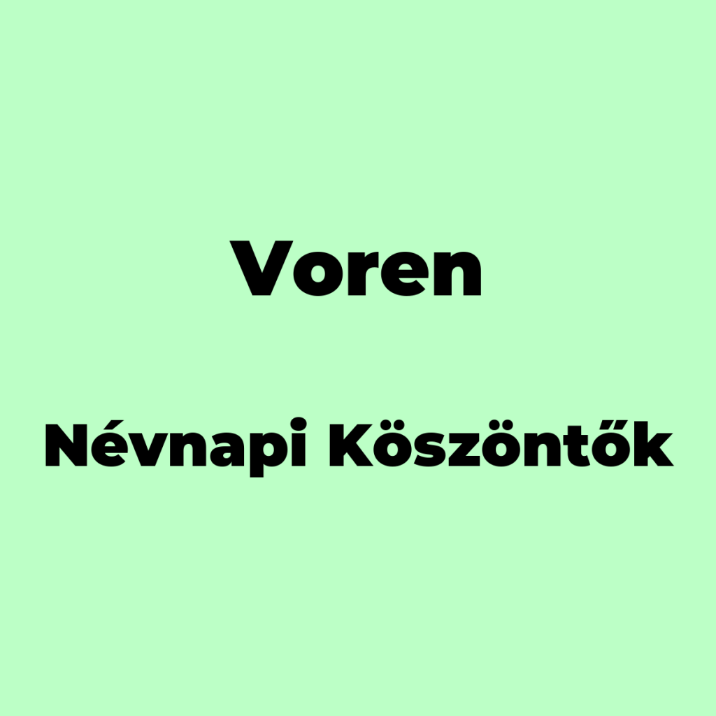 13635-voren-nevnapi-koszonto
