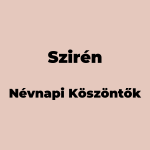 14160-sziren-nevnapi-koszonto